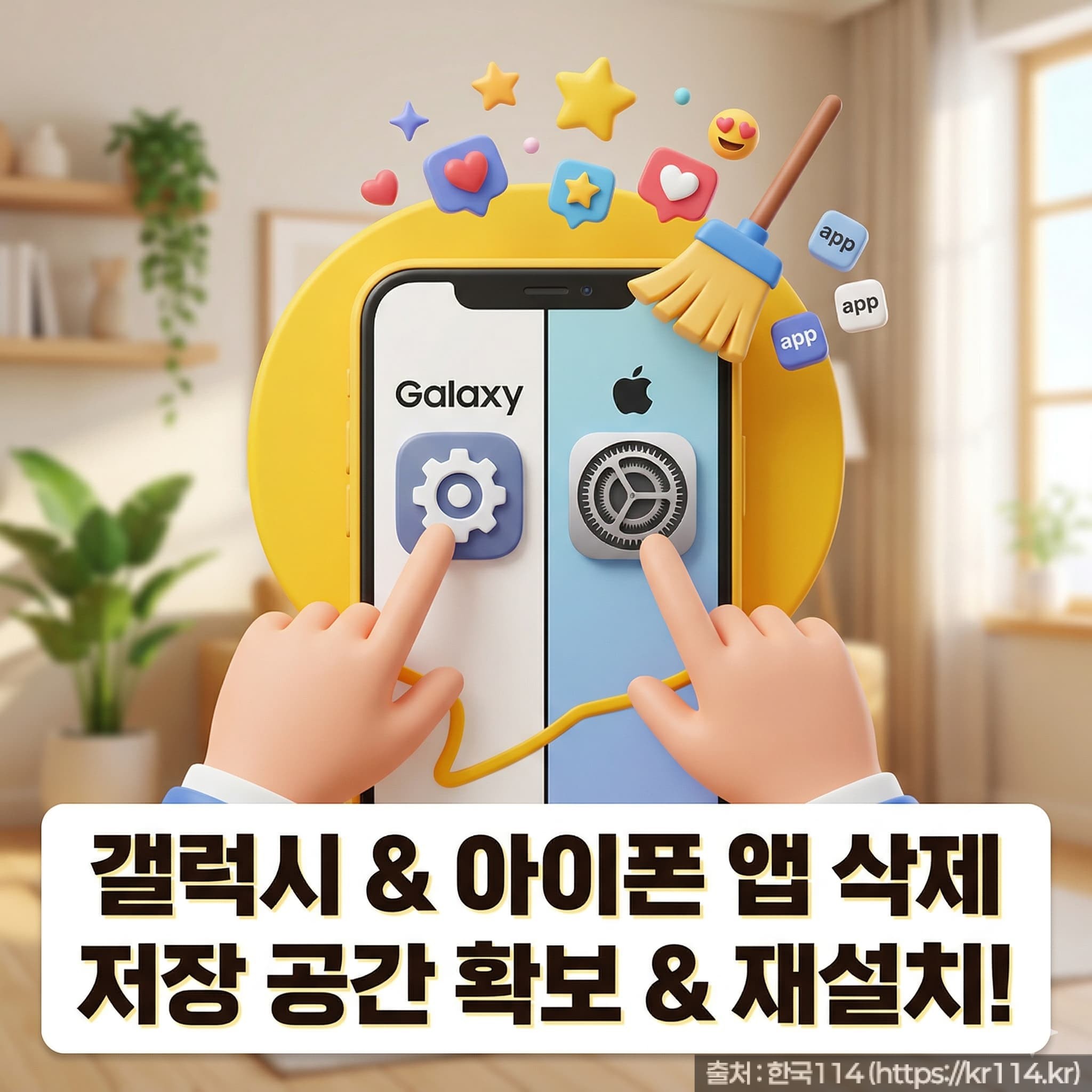 스마트폰 앱 삭제하는 방법